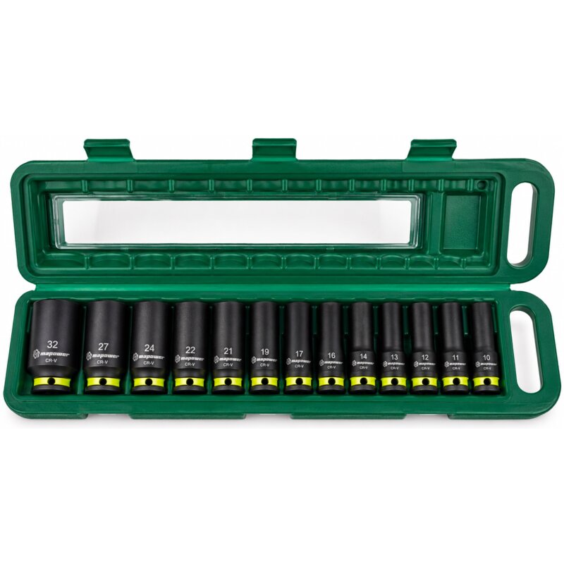 Zestaw nasadek udarowych MAPOWER MPLW03 (13 szt.)