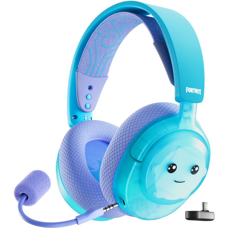 Słuchawki bezprzewodowe STEELSERIES Arctis Nova 3 Wireless Fortnite Niebiesko-fioletowy