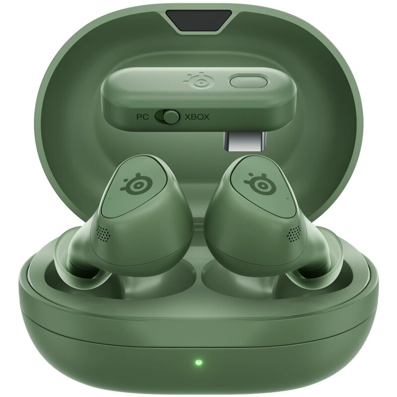 Słuchawki STEELSERIES Arctis GameBuds for Xbox Bezprzewodowe, Douszne, ANC, Dźwięk przestrzenny Zielony