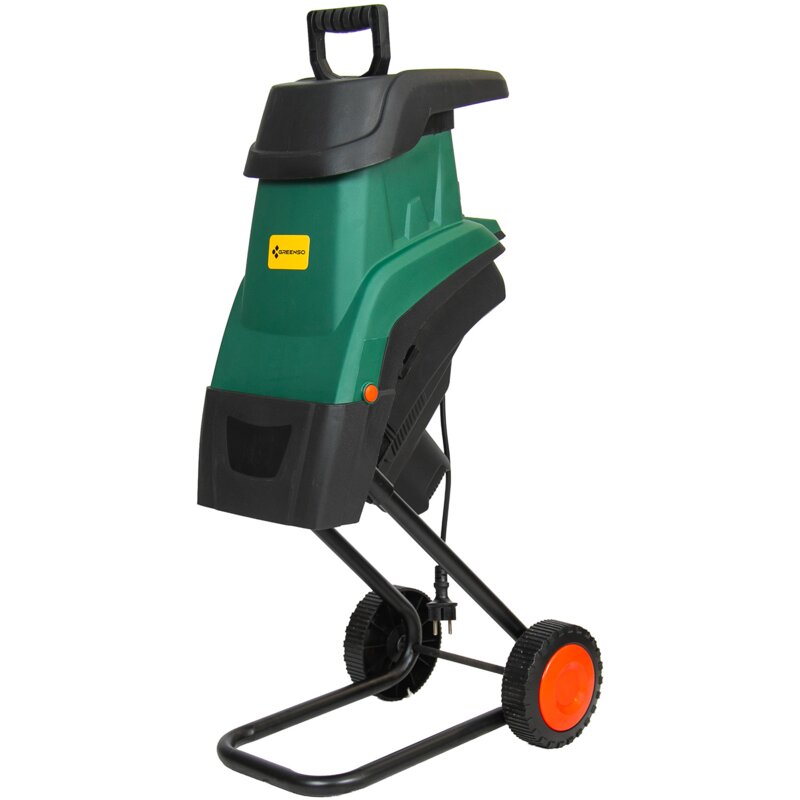 Rozdrabniacz do gałęzi GREENSO RE2600 elektryczny 2600W średnica cięcia 45mm