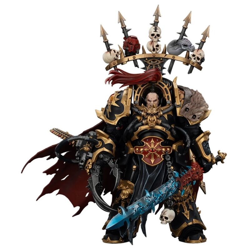 Joy Toy Warhammer 40k Black Legion Abaddon the Despoiler with Drach'nyen and the Talon of Horus