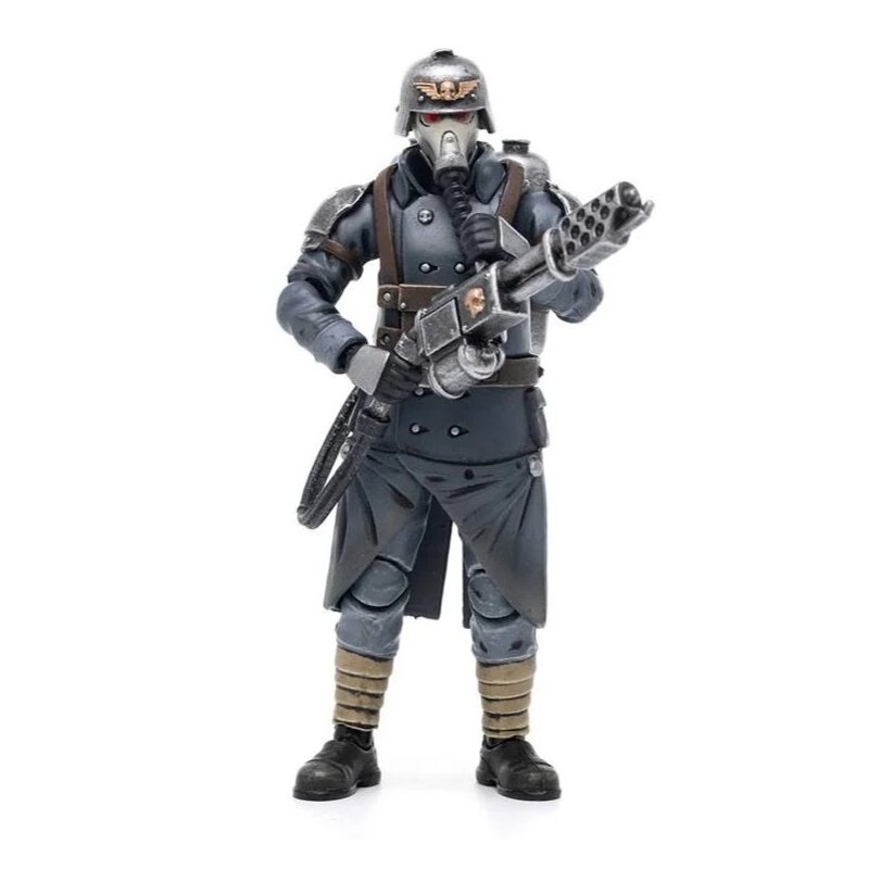 Joy Toy FiWarhammer 40k Astra Militarum Death Korps of Krieg Veteran Squad Guardsman with Flamer