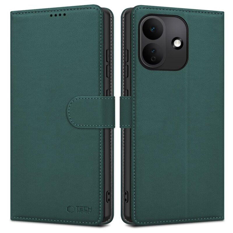 Etui TECH-PROTECT Wallet do Xiaomi Redmi Note 17 Pro 5G Zielony