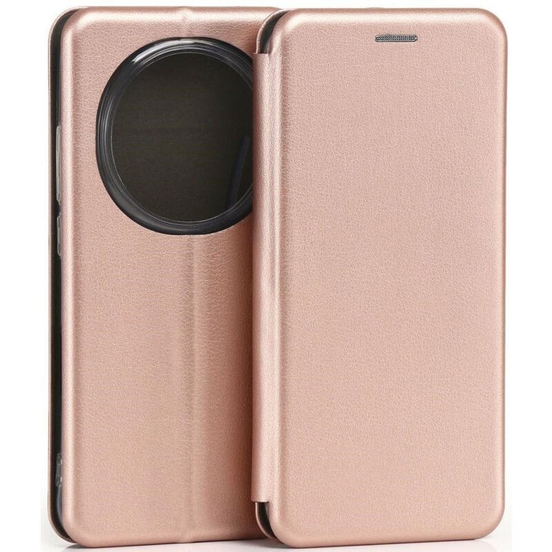 Etui BELINE Book Magnetic do Honor Magic 8 Pro Różowo-złoty