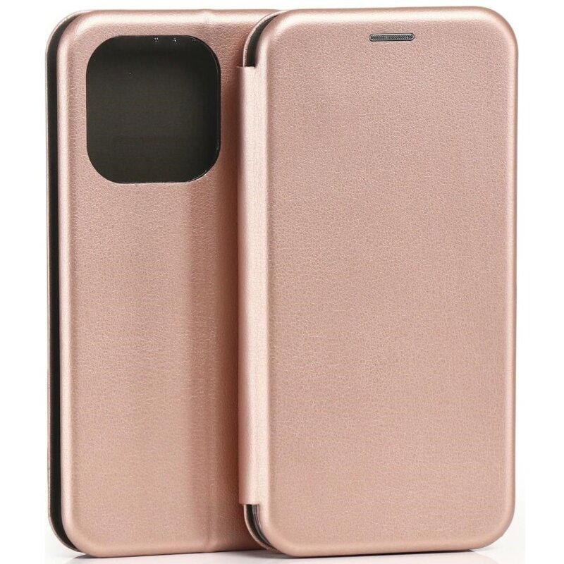 Etui BELINE Book Magnetic do Realme 16 Pro Różowo-złoty
