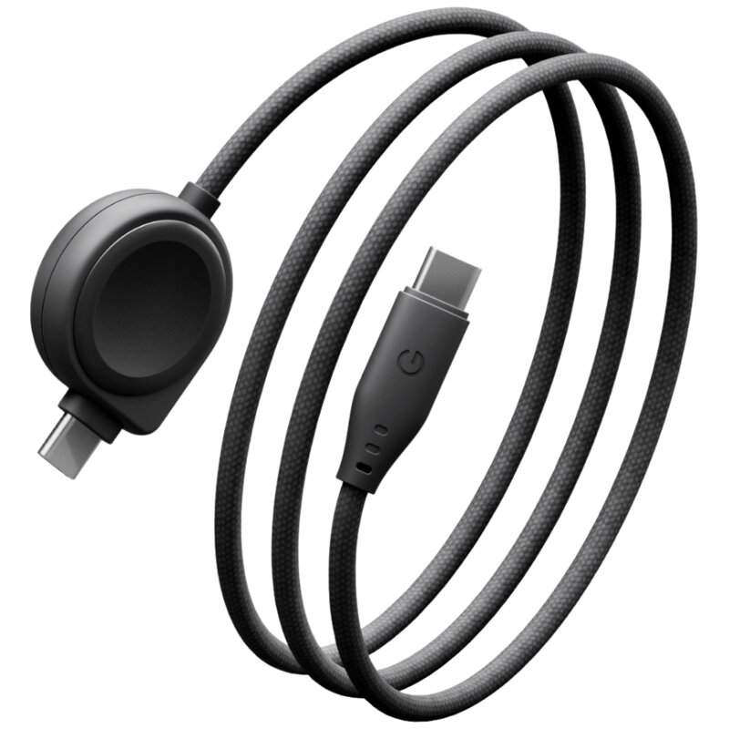 Kabel USB-C - USB-C ENERGEA Flow Duo Watch 60W 1.5 m Czarny