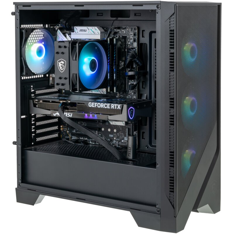 Komputer MAD DOG Powered by MSI F321R-I06WR16WH i5-14400F 16GB RAM 1TB SSD GeForce RTX5060Ti DLSS 4.5 Wi-Fi Windows 11 Home