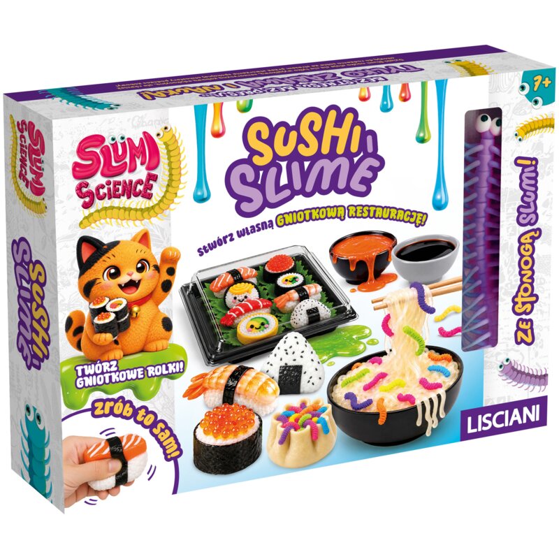 Zestaw kreatywny LISCIANI Slumi Sushi i Slime 304-PL120284