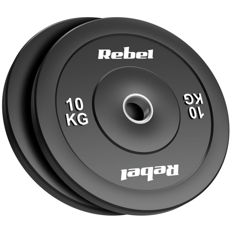 Zestaw obciązeń REBEL ACTIVE Bumper RBA-2144-10 (2 x 10 kg)