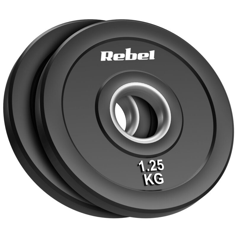 Zestaw obciązeń REBEL ACTIVE Bumper RBA-2144-01.25 (2 x 1.25 kg)