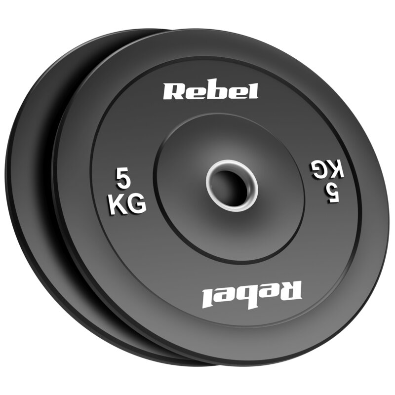 Zestaw obciązeń REBEL ACTIVE Bumper RBA-2144-05 (2 x 5 kg)