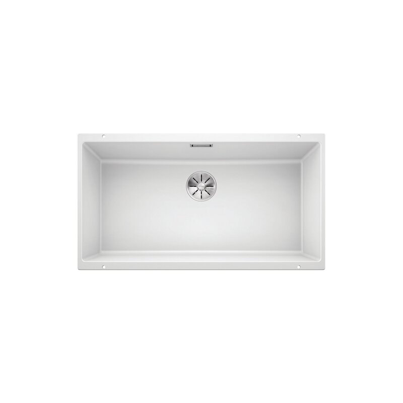 Zlewozmywak jednokomorowy BLANCO Subline 800-U 523145 Biały 46x83
