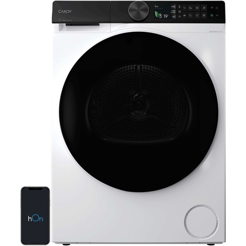 Suszarka CANDY ProDry 750 BQS 8N3BX-S Slim 52.4cm AI Quick Start AI Smart Move SmartDry AI Sterowanie smartfonem