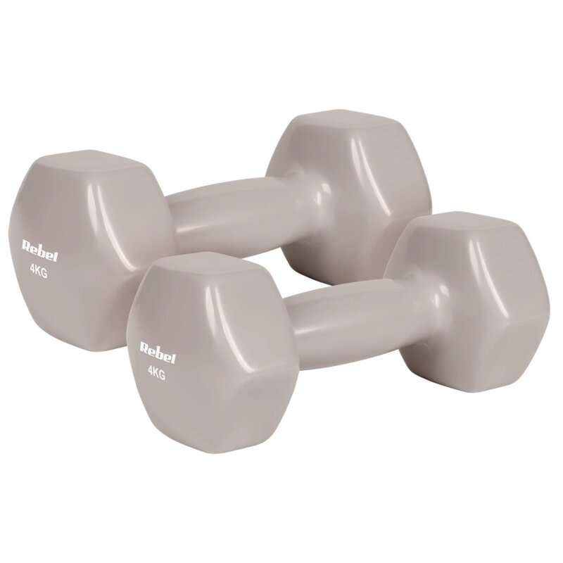 Zestaw hantli REBEL ACTIVE RBA-2340-4 (2 x 4 kg)