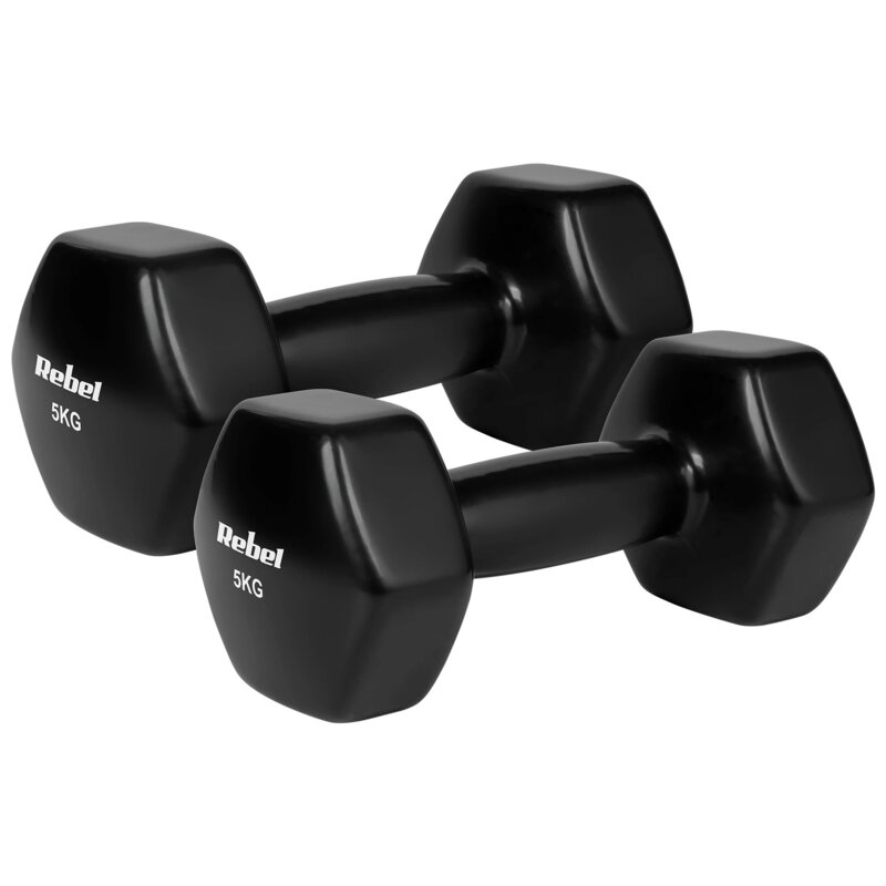 Zestaw hantli REBEL ACTIVE RBA-2340-5 (2 x 5 kg)