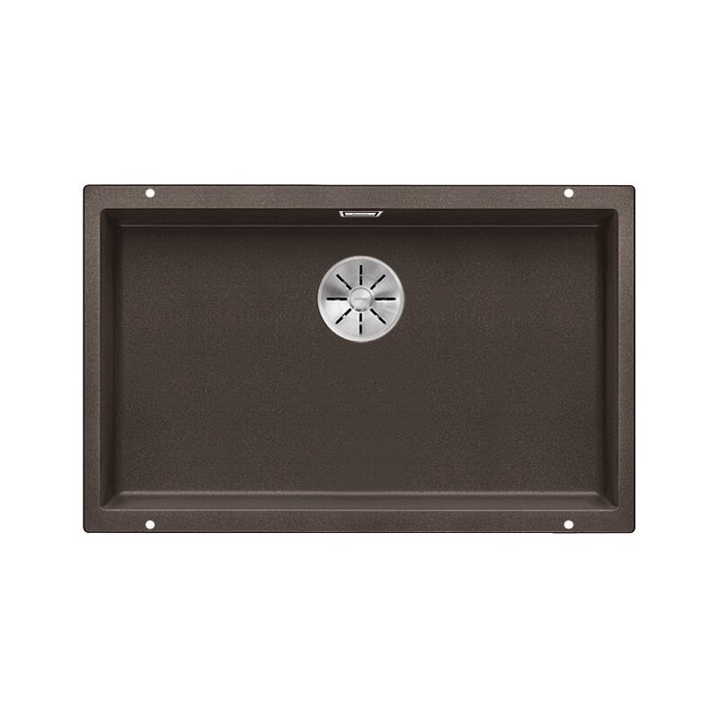 Zlewozmywak jednokomorowy BLANCO Subline 700-U 523451 Kawowy 46 x 73