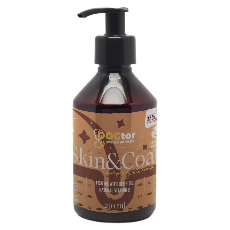 Suplement dla psa SYTA MICHA Dogtor Skin & Coat Oil 250 ml