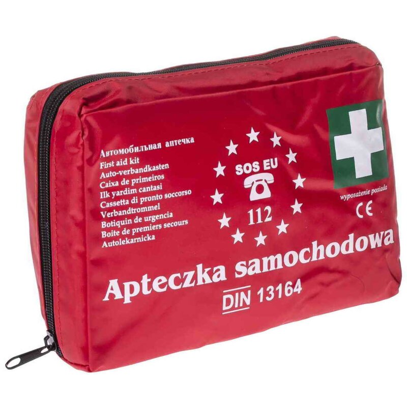 Apteczka GODMAR 00151B Czerwony Zgodna z normą DIN 13164
