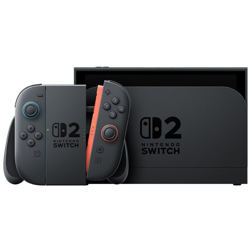 Konsola NINTENDO Switch 2 V2 z wymienną baterią Czarny