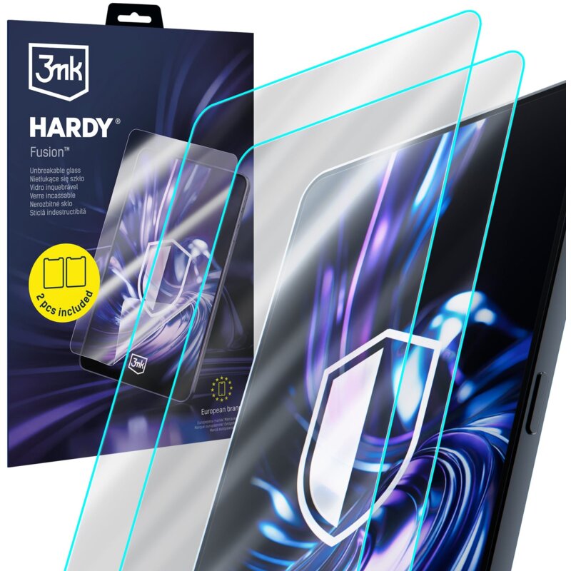 Szkło hybrydowe 3MK Hardy Fusion do Lenovo Yoga Tab Plus Gen 2 13" TB522FU (2 szt.)