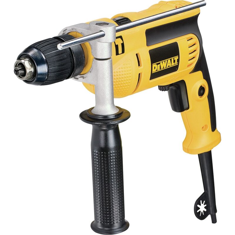 Wiertarka udarowa DEWALT DWD024S sieciowa 650W + rękojeść + ogranicznik