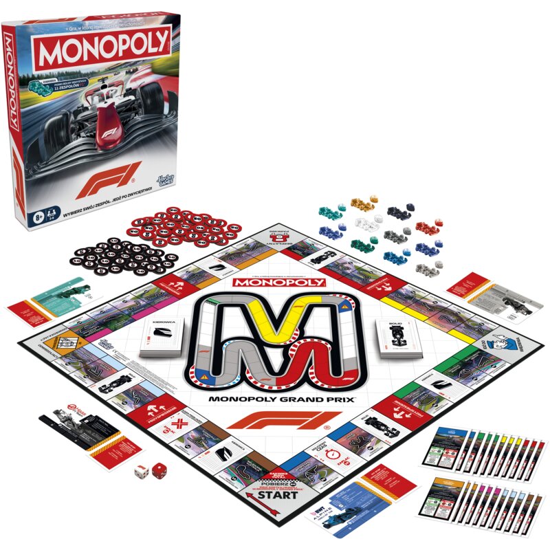 Gra planszowa HASBRO Monopoly F1 G3437120