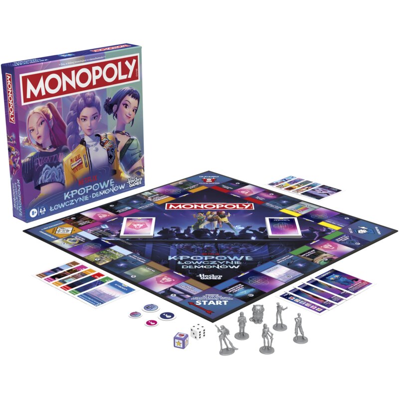 Gra planszowa HASBRO Monopoly K-Popowe Łowczynie Demonów G4601120