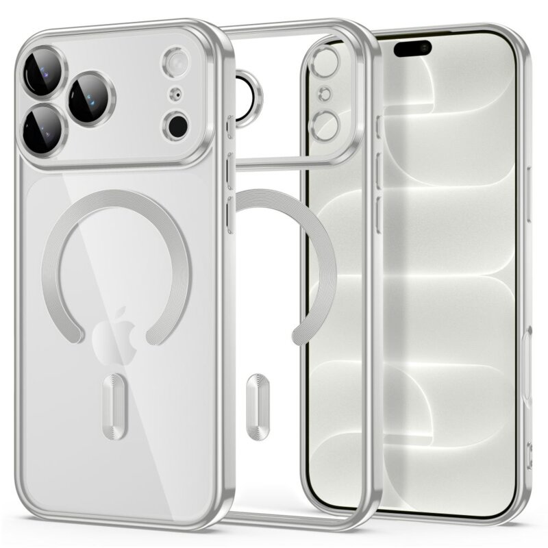 Tech-Protect Magflex Magsafe do iPhone 18 Pro Max / 17 Pro Max Srebrny