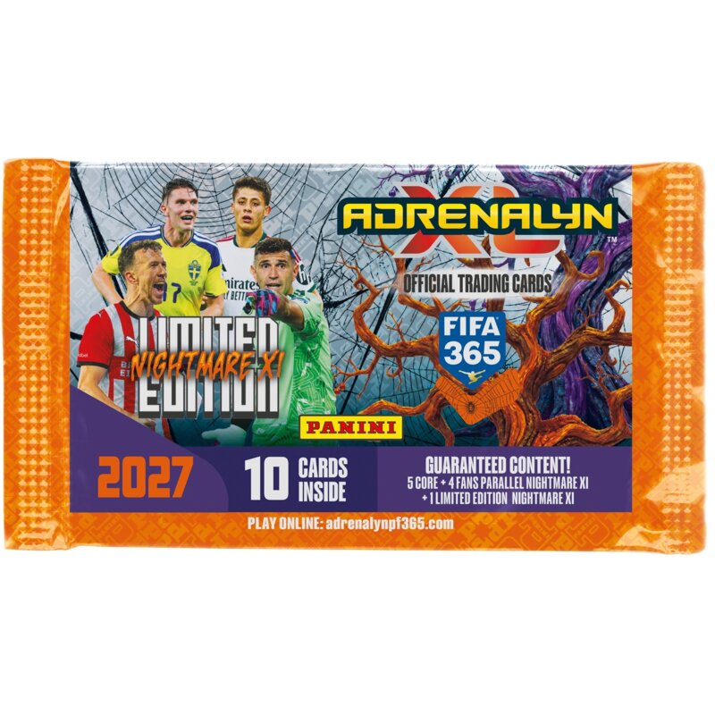 Karty PANINI FIFA 365 Adrenalyn XL 2027 Saszetka Nightmare XI 8532