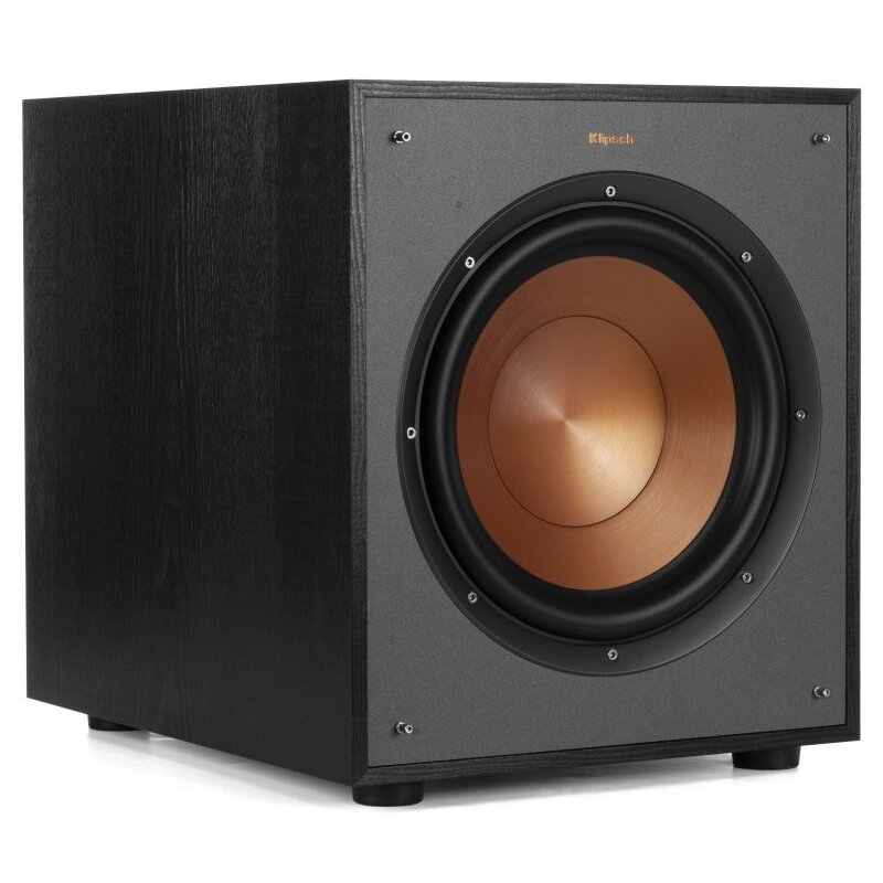 Subwoofer KLIPSCH R-100SW Czarny, Aktywny, 150W, Typ Bass Reflex, 10