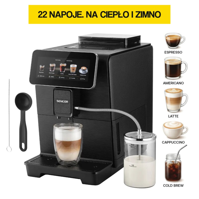 Ekspres SENCOR Enzo SES 9470BK (Cold Brew)