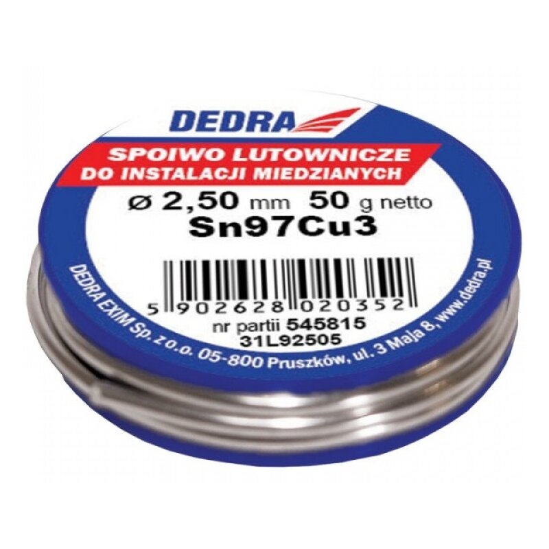 Spoiwo lutownicze DEDRA 31L92505