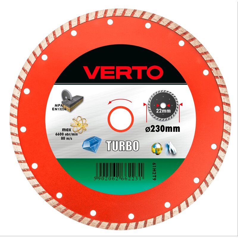 Tarcza do cięcia VERTO 61H2T9 230 mm