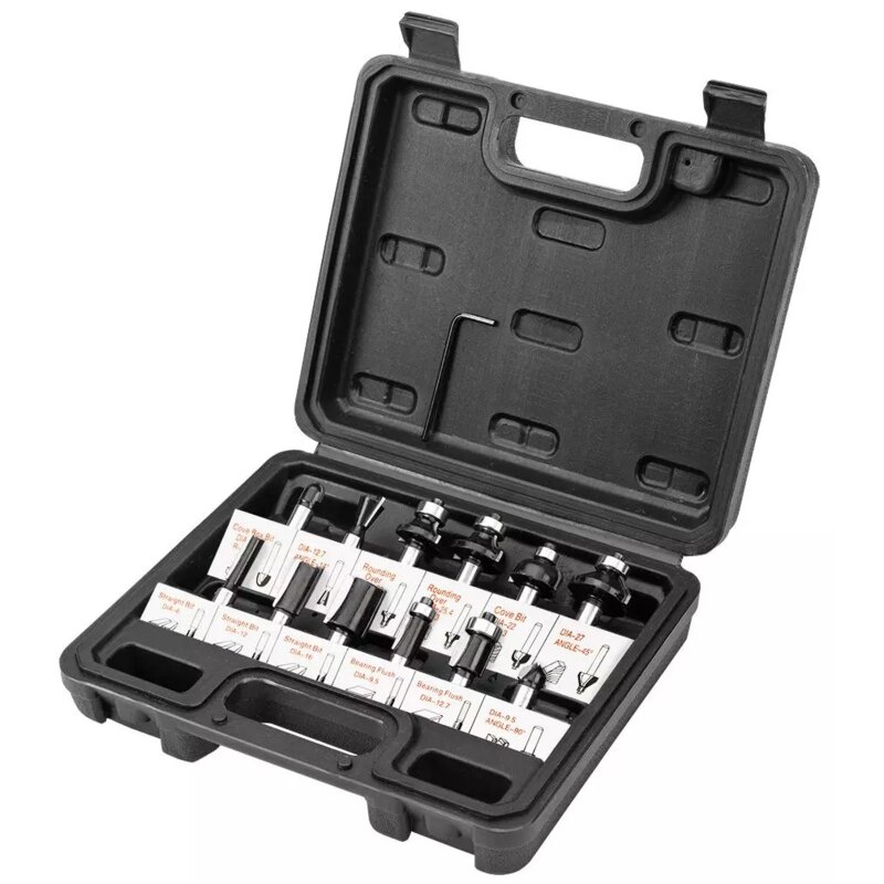 Zestaw frezów VERTO 60H010 (12 szt.)