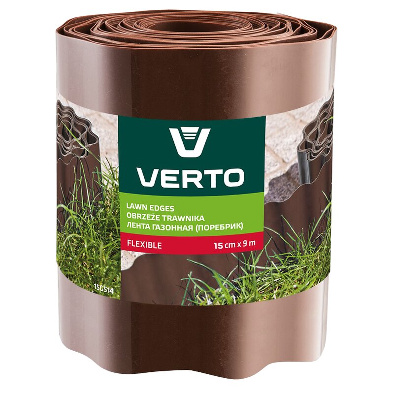 Obrzeże do trawników VERTO 15G514 BrÄ zowy (15 cm x 9 m)