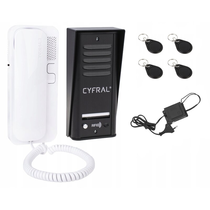 Domofon CYFRAL Cosmo R1 Czarny