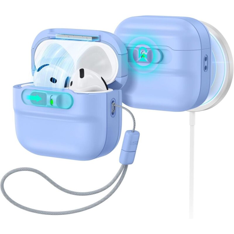 Etui ESR Pulse HaloLock MagSafe do Apple AirPods 4/5 Jasnoniebieski