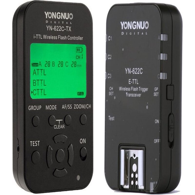 Wyzwalacz radiowy YONGNUO YN-622C KIT, nadajnik i odbiornik
