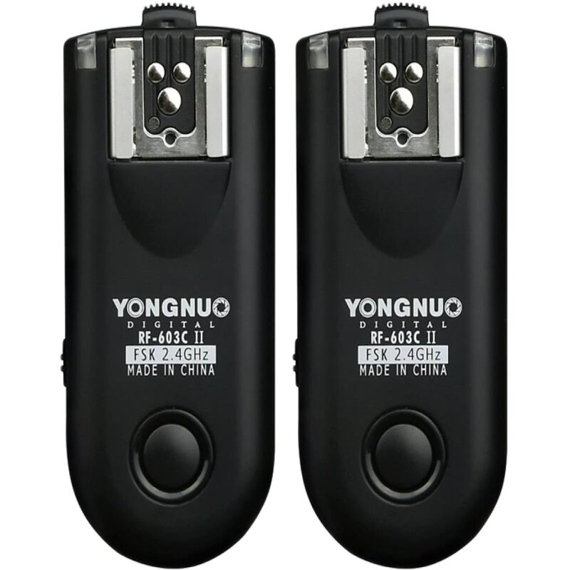 Wyzwalacz radiowy YONGNUO RF-603II do Canon, nadajnik i odbiornik