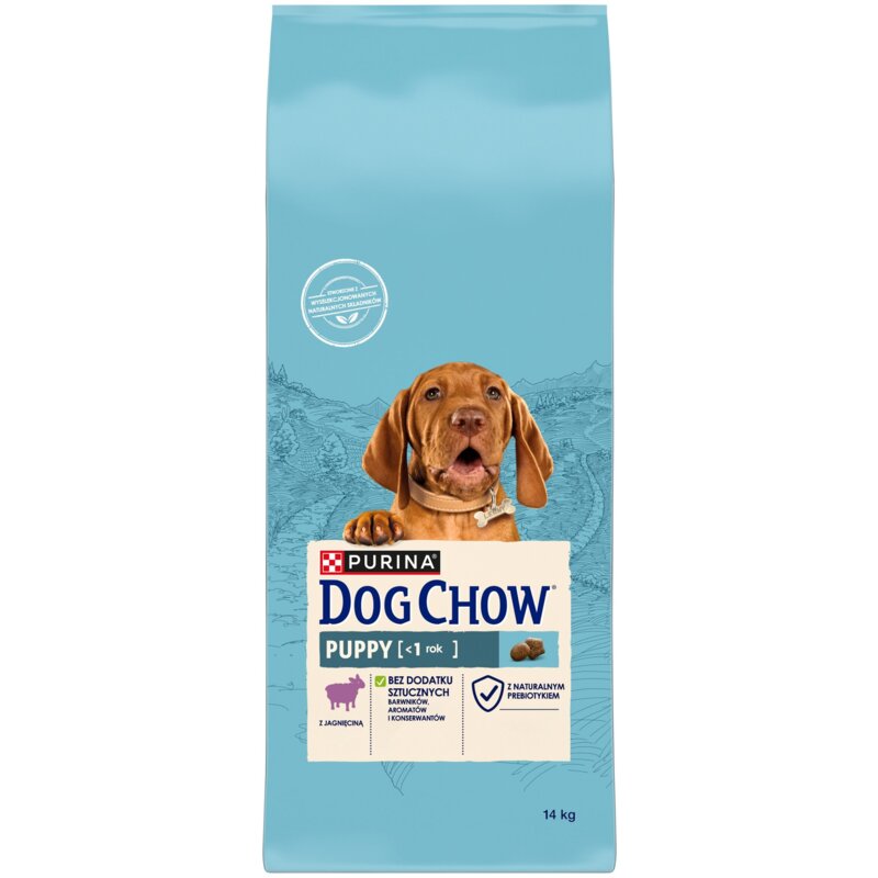 PURINA DOG CHOW Puppy Lamb - sucha karma dla szczeniąt wszystkich ras - 14 kg
