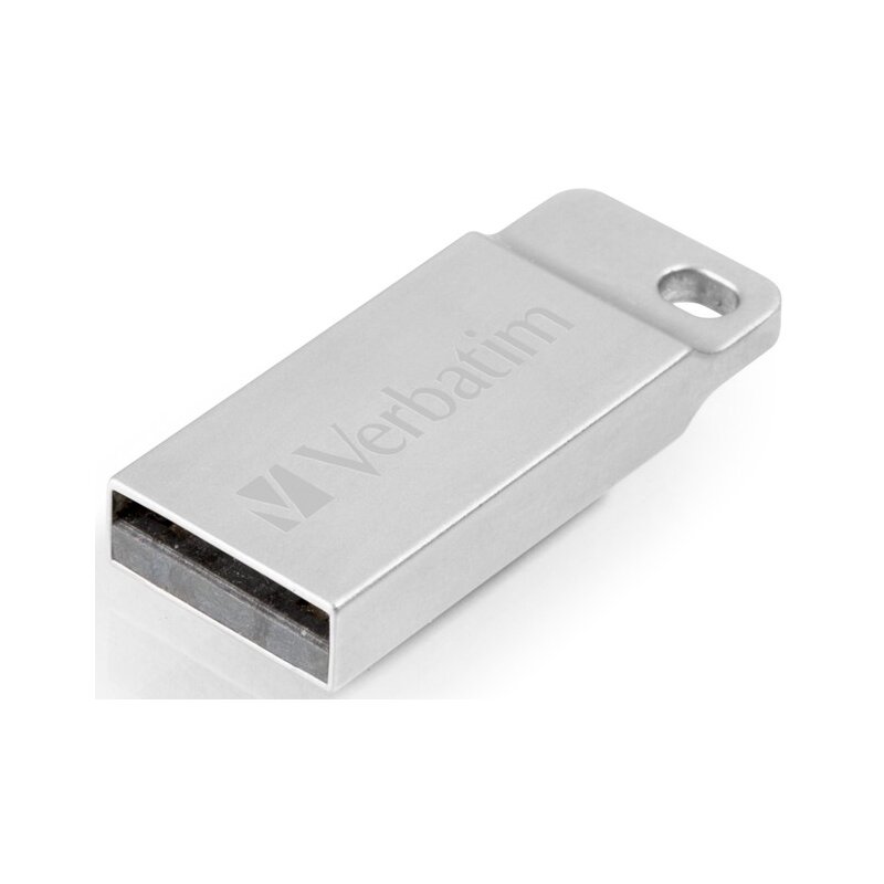 Pendrive VERBATIM Metal Executive 16GB, USB 2.0, Odczyt 12 MB/s, Zapis 5 MB/s Srebrny
