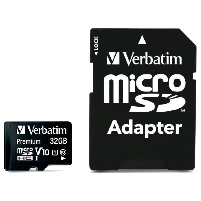 Verbatim 32GB microSDHC Premium 90MB/s