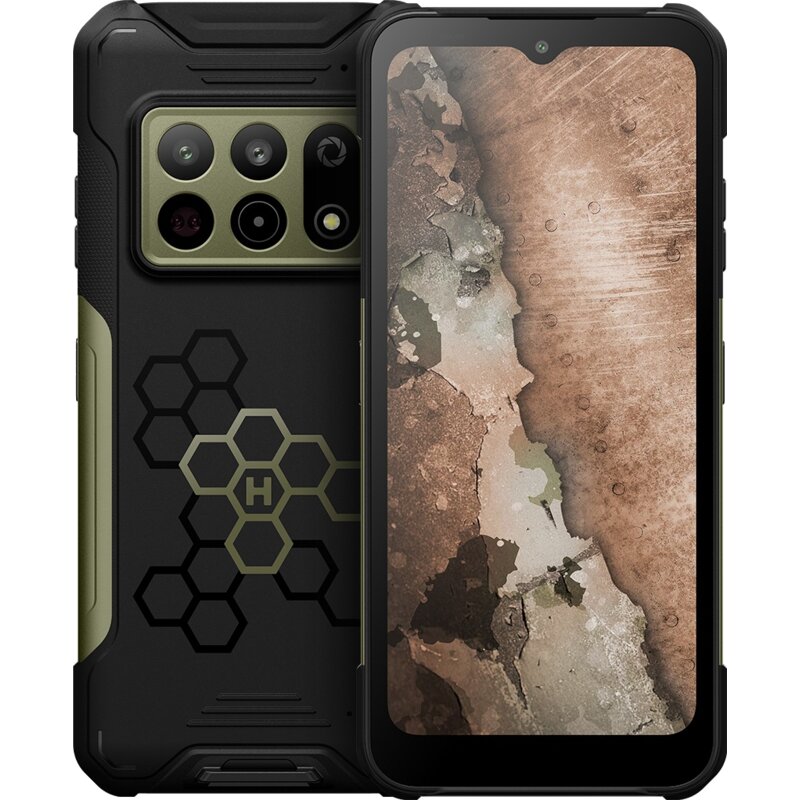 HAMMER Construction 3 Thermal 5G Military Edition 12/256GB 6,58" 120Hz 50Mpix Czarno-Zielony