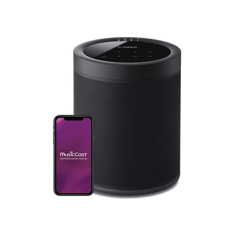 Głośnik Multiroom/Bluetooth YAMAHA MusicCast 20 Czarny, Wi-Fi, AirPlay2, Aplikacja Yamaha MusicCast, Spotify, MusicCast Surround