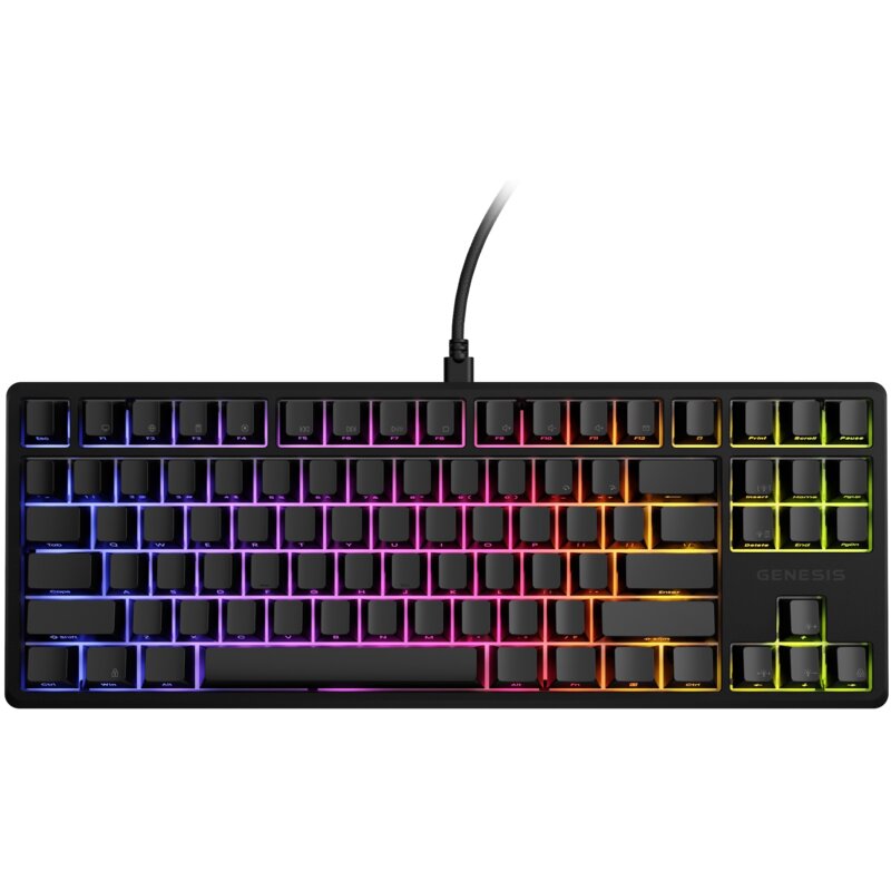 Klawiatura GENESIS Magni XV TKL RGB GenX Gravion Czarny
