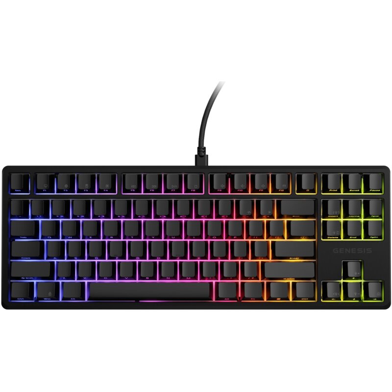 Klawiatura GENESIS Magni XV TKL RGB GenX Zenith Silent Czarny