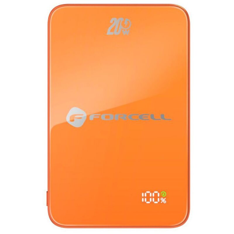 Powerbank FORCELL F-Energy MagSafe F5K8 5000mAh 15W Pomarańczowy
