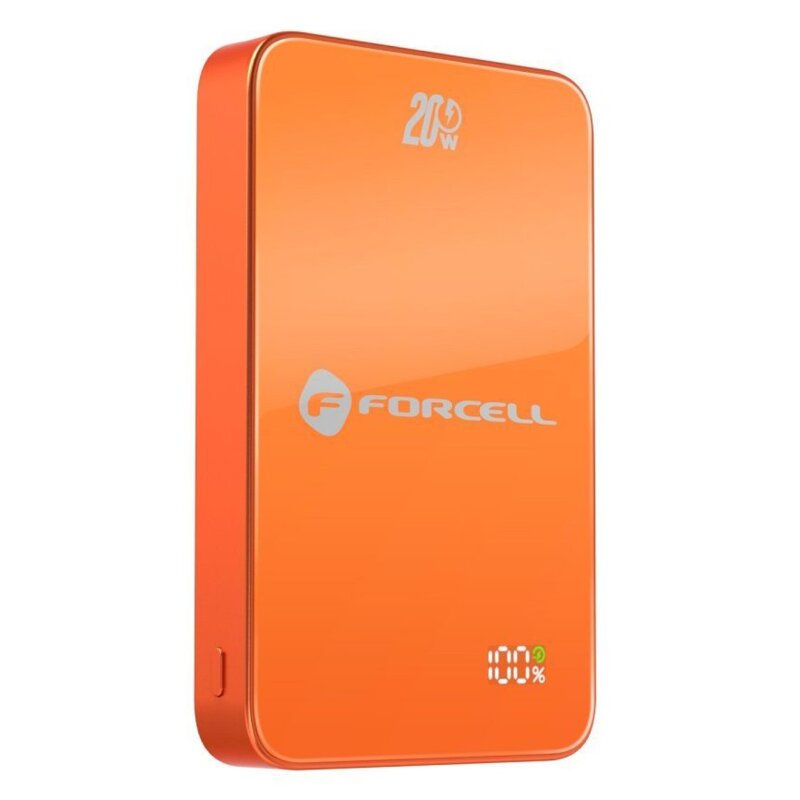 Powerbank FORCELL F-Energy MagStand F10K8 10000mAh 15W Pomarańczowy