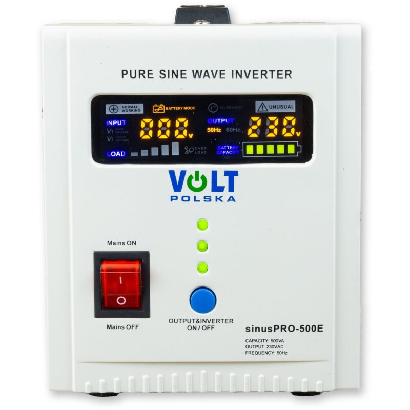 VOLT SINUS PRO 500 E 12/230V (500VA/350W)