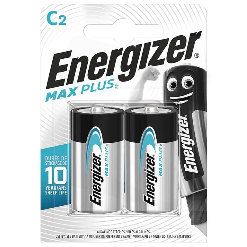 Energizer Bateria Max Plus C LR14 2 szt. Blister